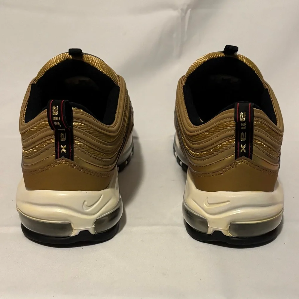 Nike Air Max 97 OG Gold Bullet Varsity Red DM0028-700 Men’s Size 14